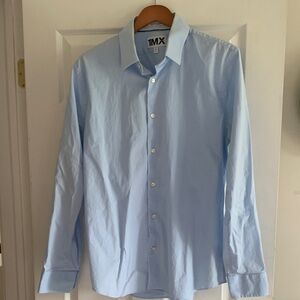 Express Sky Blue Dress Shirt